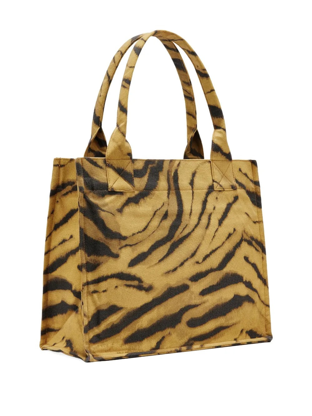 GANNI-Large Easy Shopper Pocket Print Zebra-
