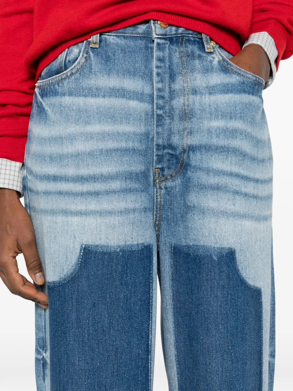 GANNI-Light Weight Denim Baggy Jeans-