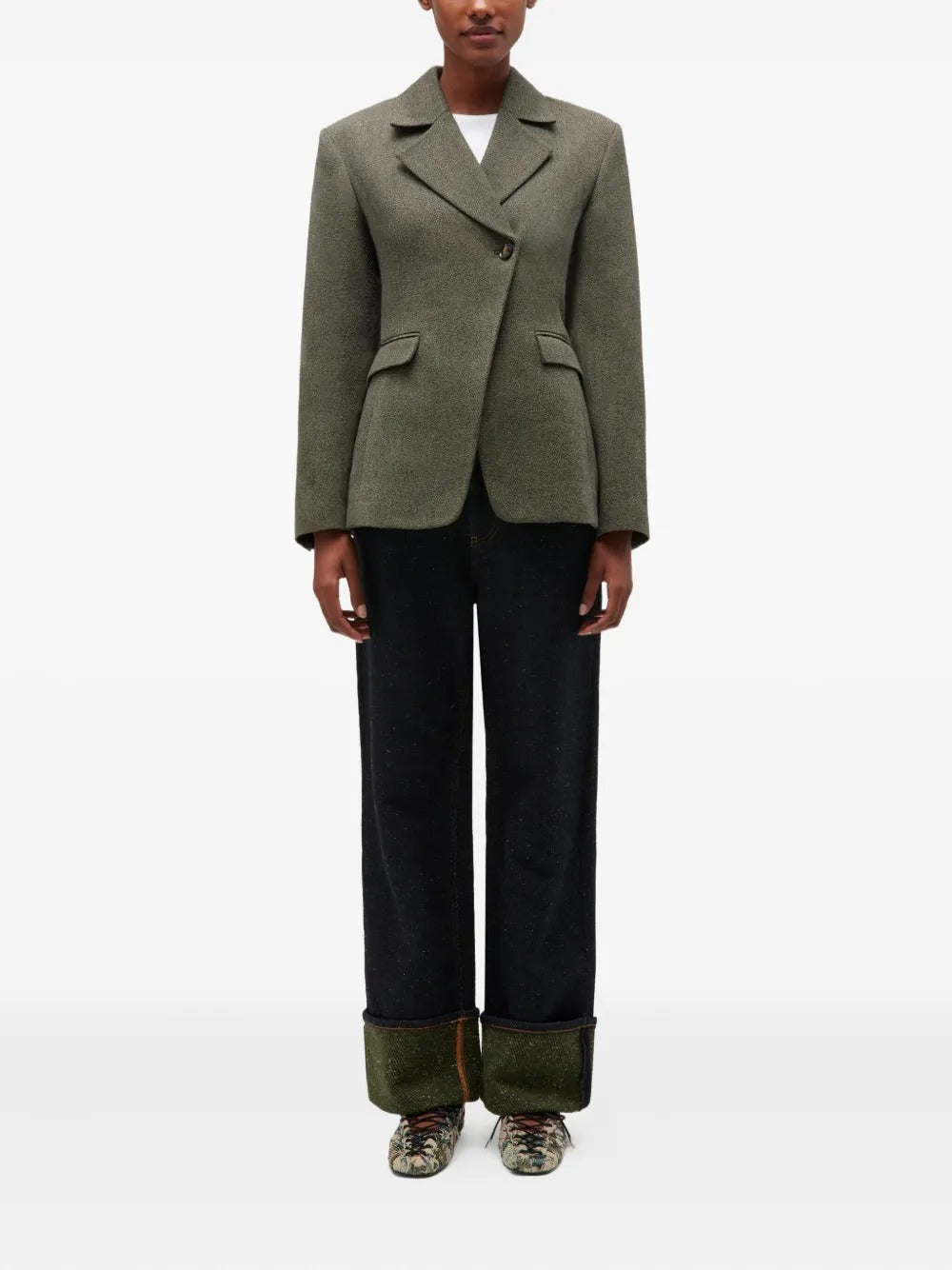 GANNI-Mouline Suiting Blazer-