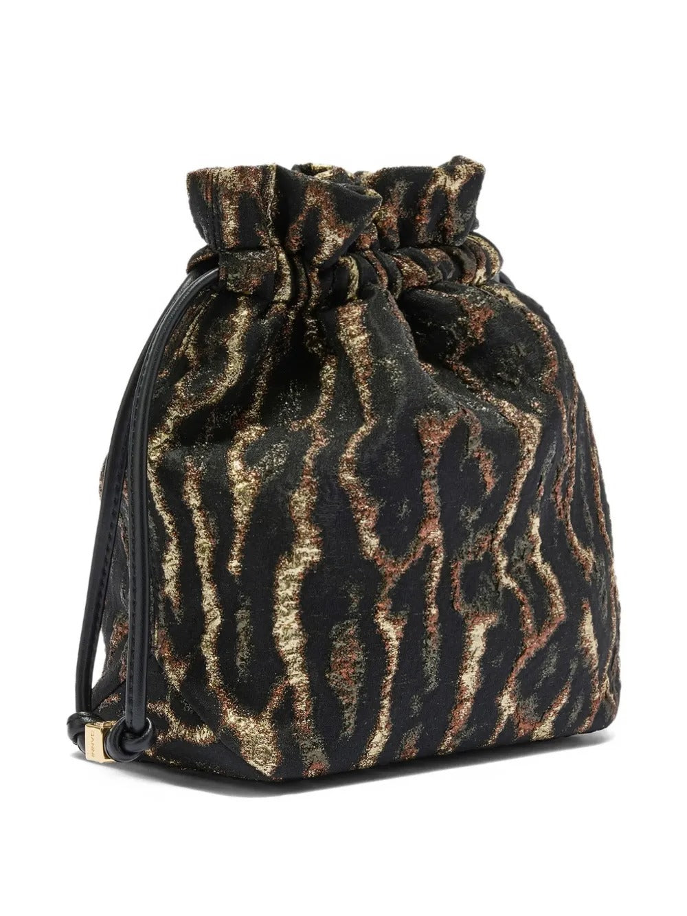 GANNI-Pouch Metallic Cloque-