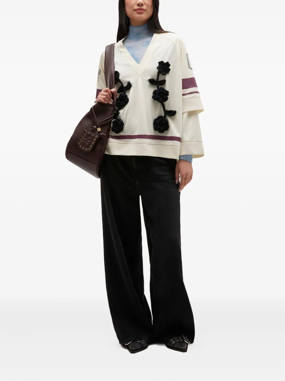 GANNI-Soft Rigid Denim Baggy Jeans-