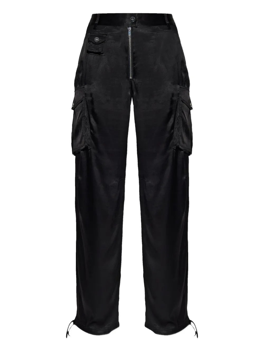 GANNI-Washed Satin Pants-