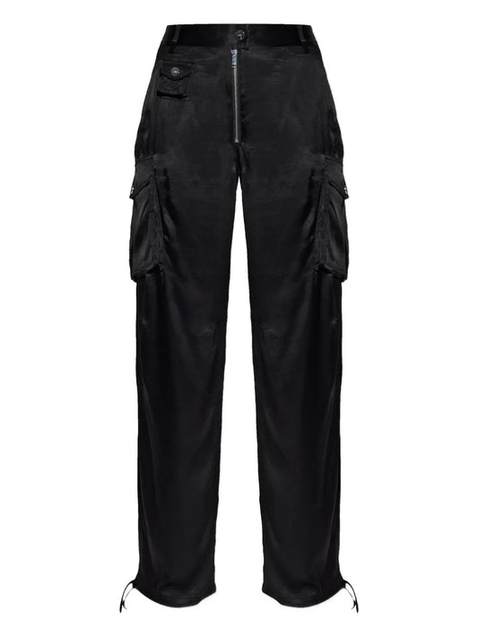 GANNI-Washed Satin Pants-