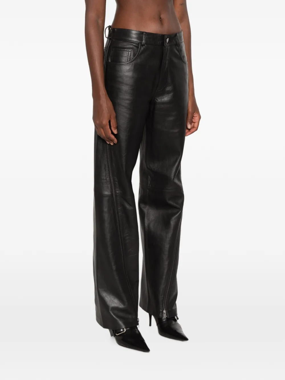 HAIKURE-BONNIE ZIP SILKY LEATHER-