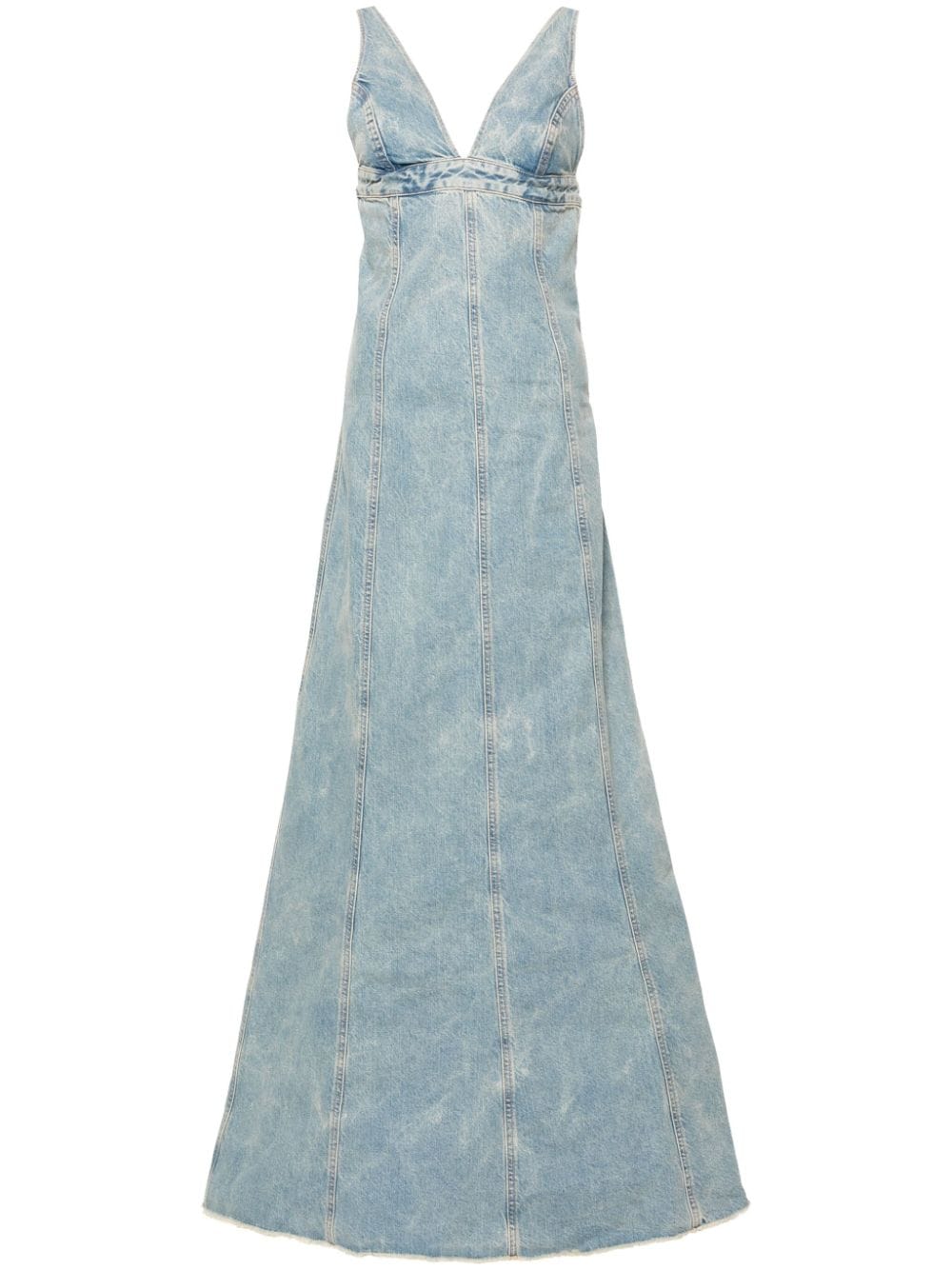 HAIKURE-DOLLY BLEACH BLUE DENIM DRESS-