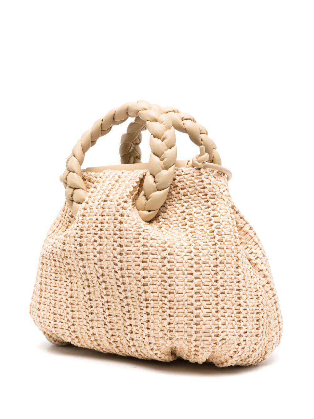 HEREU-Bombon M Raffia HANDBAG-BOMMRWBS24 NATURAL