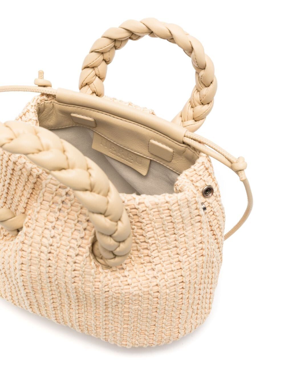 HEREU-Bombon M Raffia HANDBAG-BOMMRWBS24 NATURAL