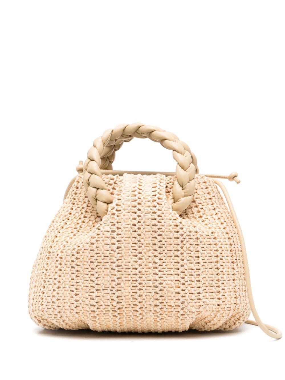 HEREU-Bombon M Raffia HANDBAG-BOMMRWBS24 NATURAL