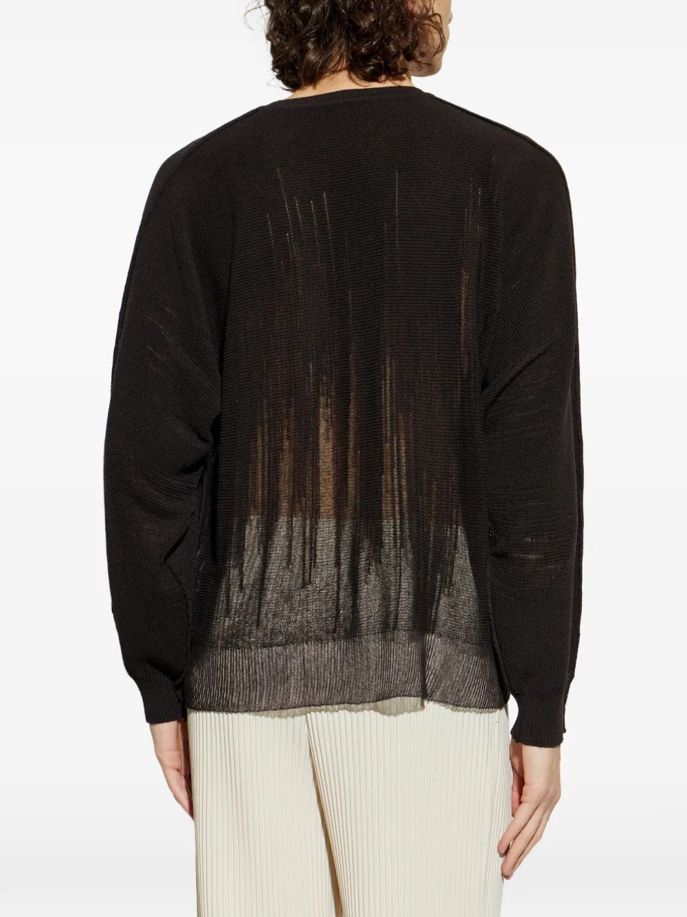 HOMME PLISSÉ ISSEY MIYAKE-BRUSH CLOSE-UP KNIT-