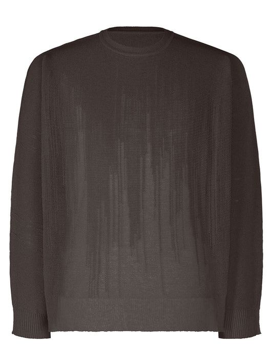 HOMME PLISSÉ ISSEY MIYAKE-BRUSH CLOSE-UP KNIT-