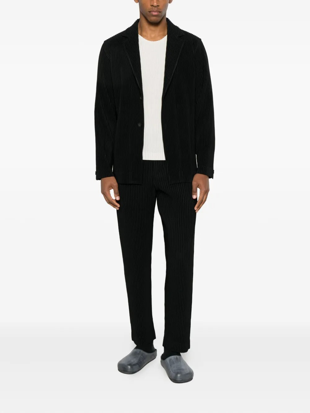 HOMME PLISSÉ ISSEY MIYAKE-pleated blazer-