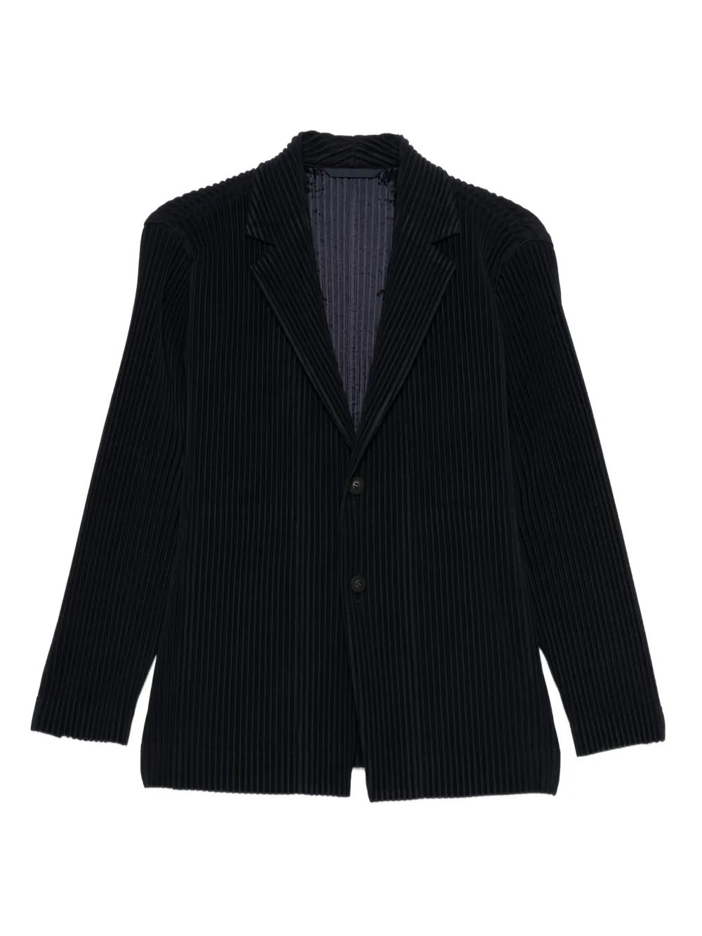 HOMME PLISSÉ ISSEY MIYAKE-pleated button blazer-