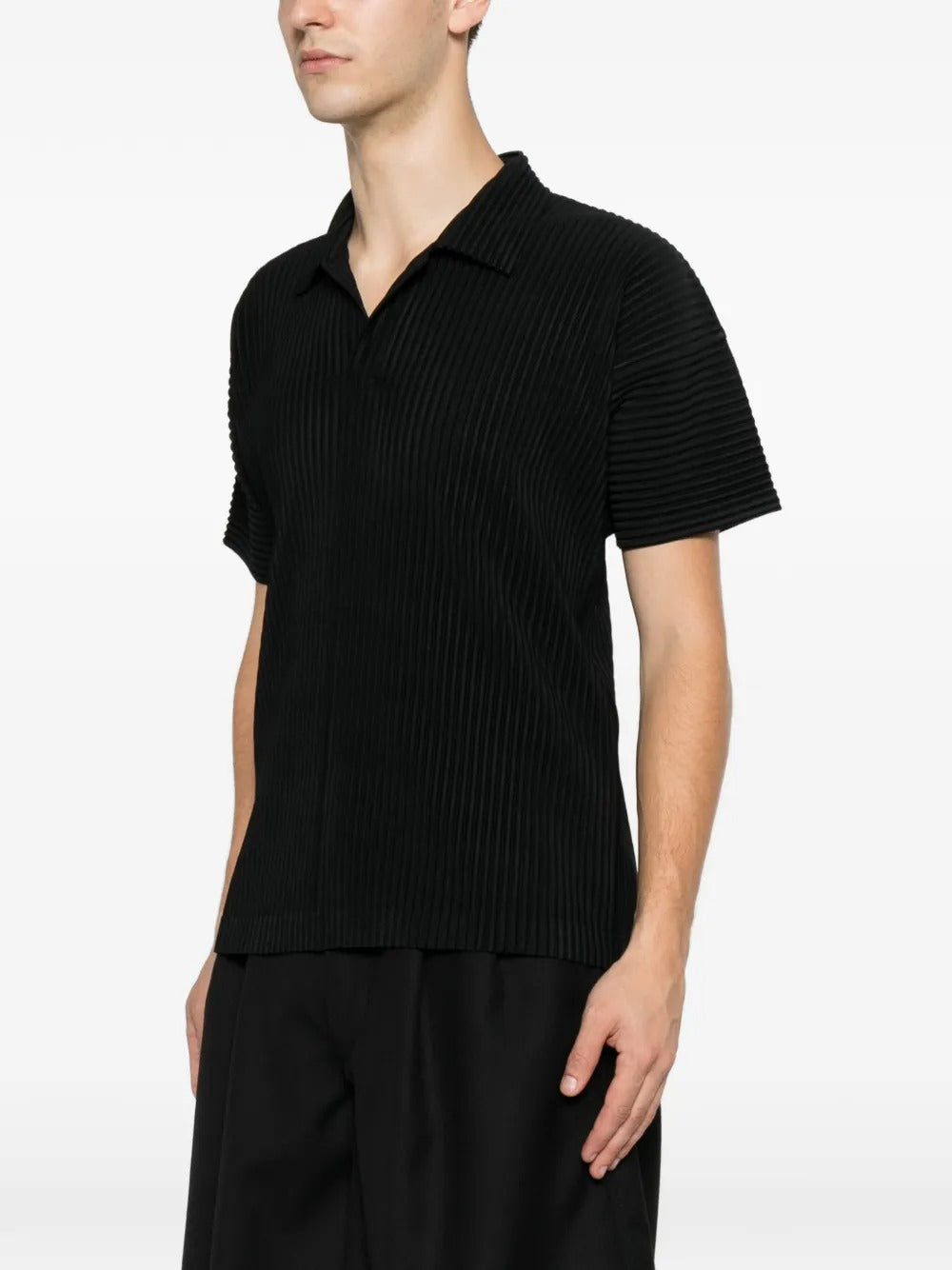 HOMME PLISSÉ ISSEY MIYAKE-Pleated short-sleeved T-shirt-