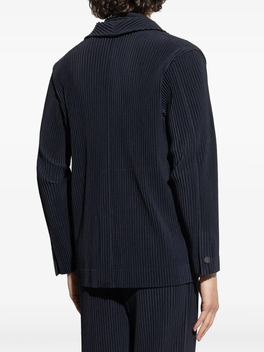 HOMME PLISSÉ ISSEY MIYAKE-pleated single-breasted blazer-HP57JD501