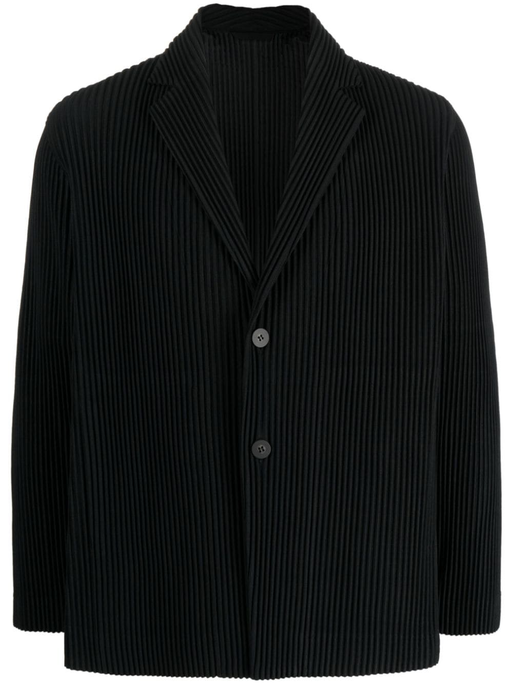 HOMME PLISSÉ ISSEY MIYAKE-Pleated Single-Breasted Jacket-