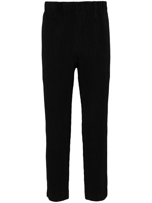 Pleated Straight Leg Pants