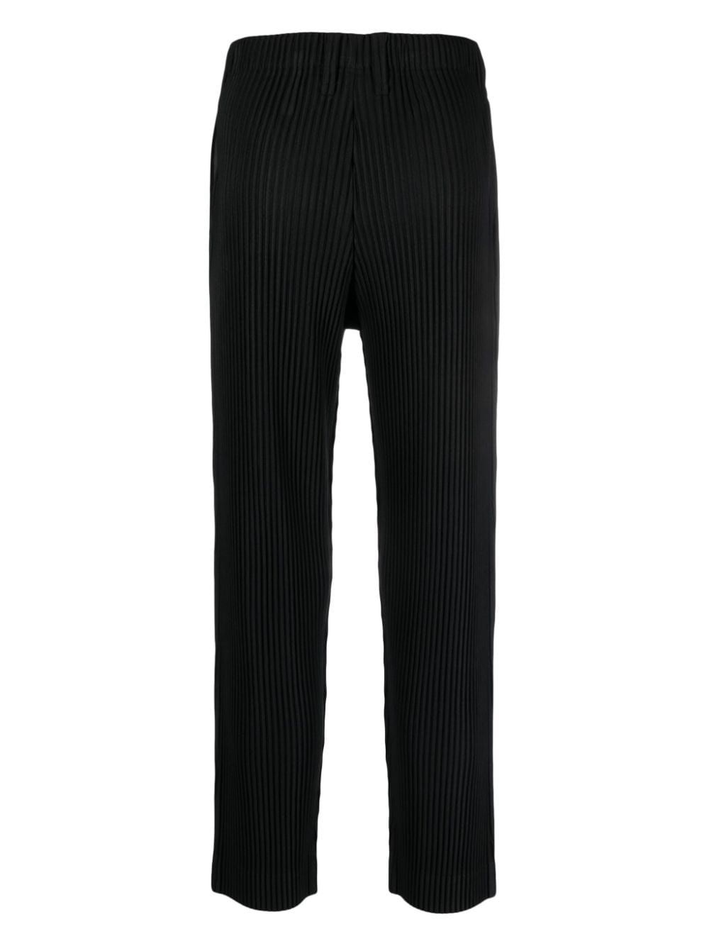 HOMME PLISSÉ ISSEY MIYAKE-Pleated Straight Leg Pants-