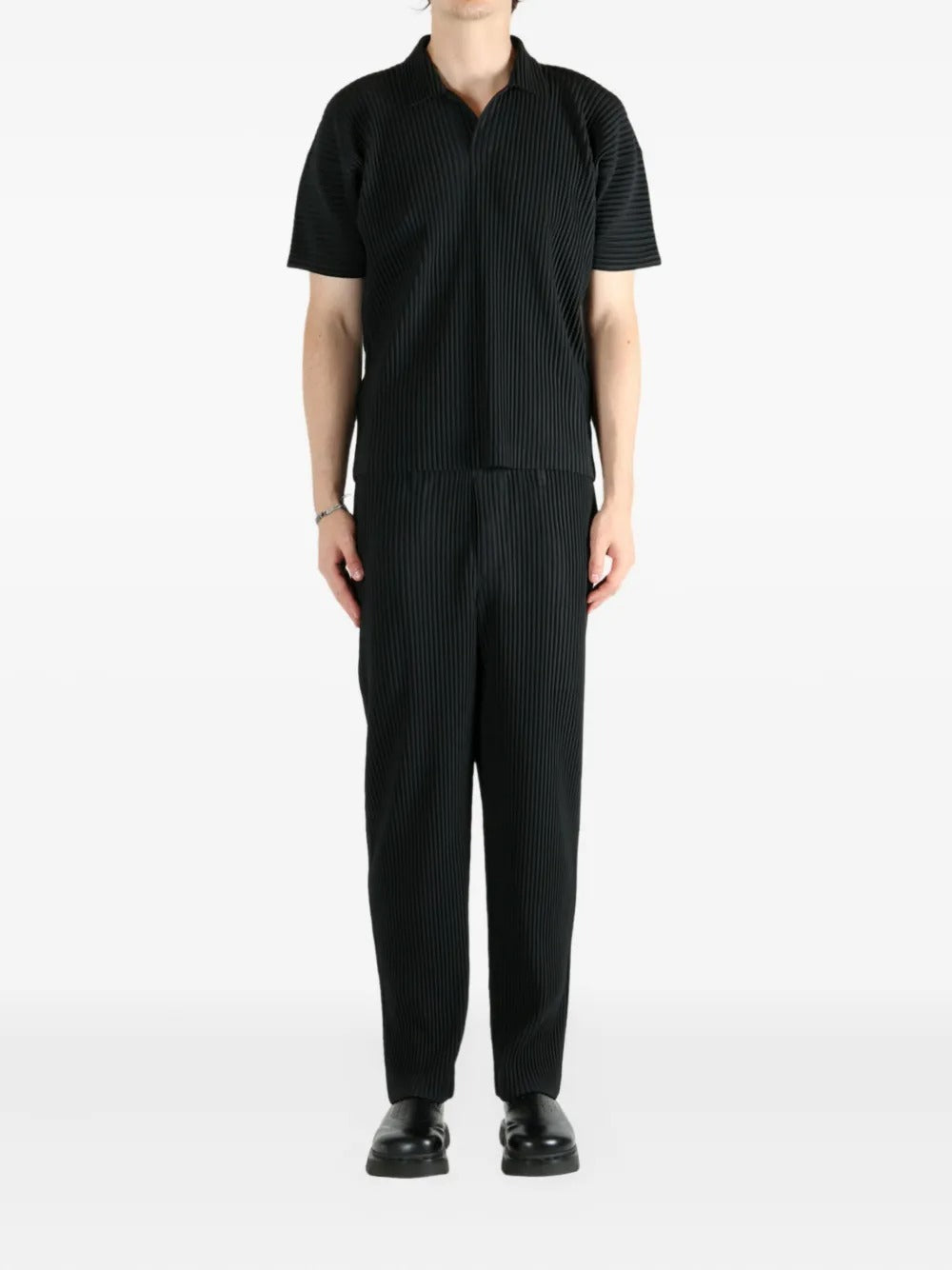 HOMME PLISSÉ ISSEY MIYAKE-pleated T-shirt-