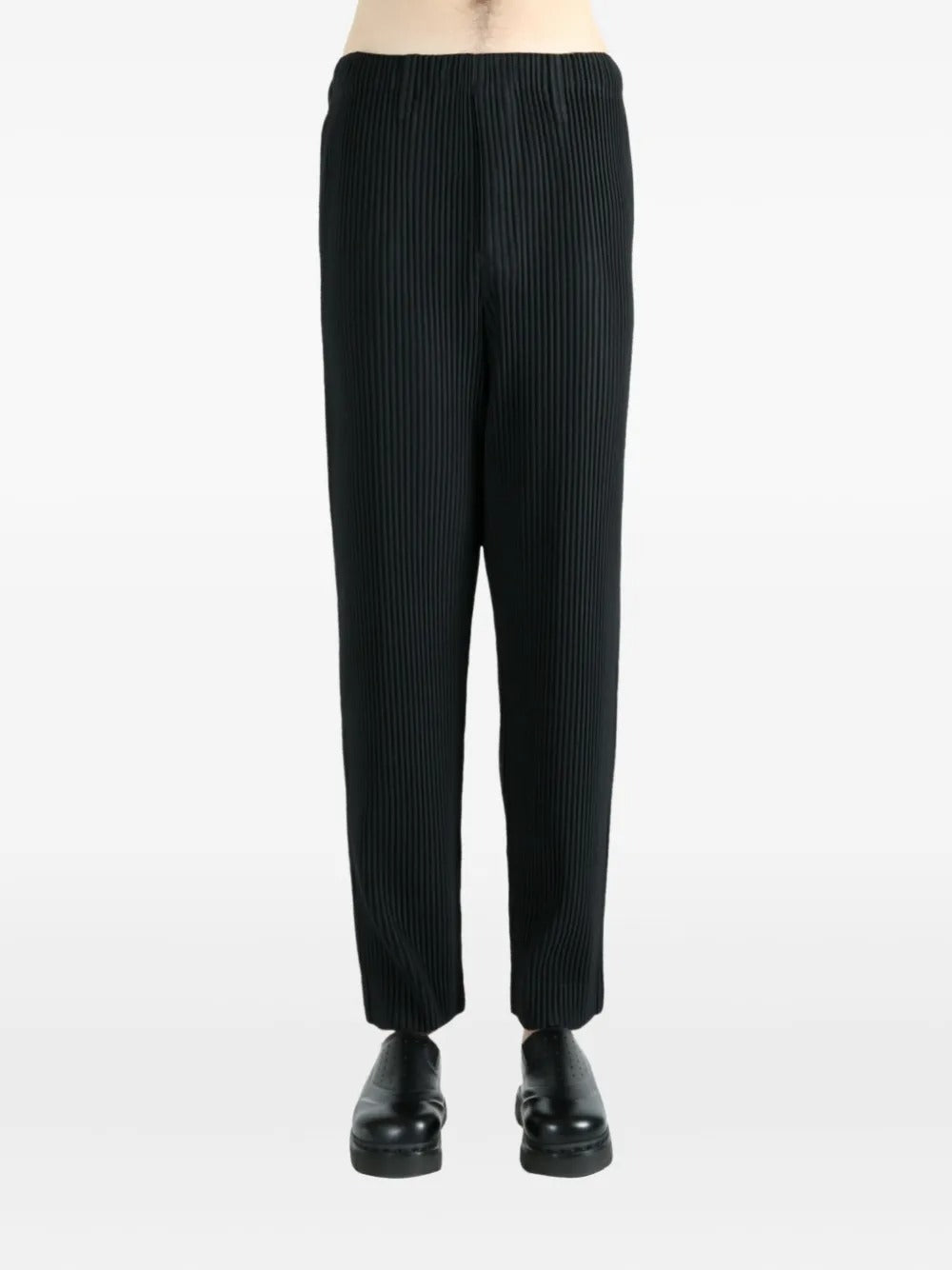 HOMME PLISSÉ ISSEY MIYAKE-plissé elasticated trousers-