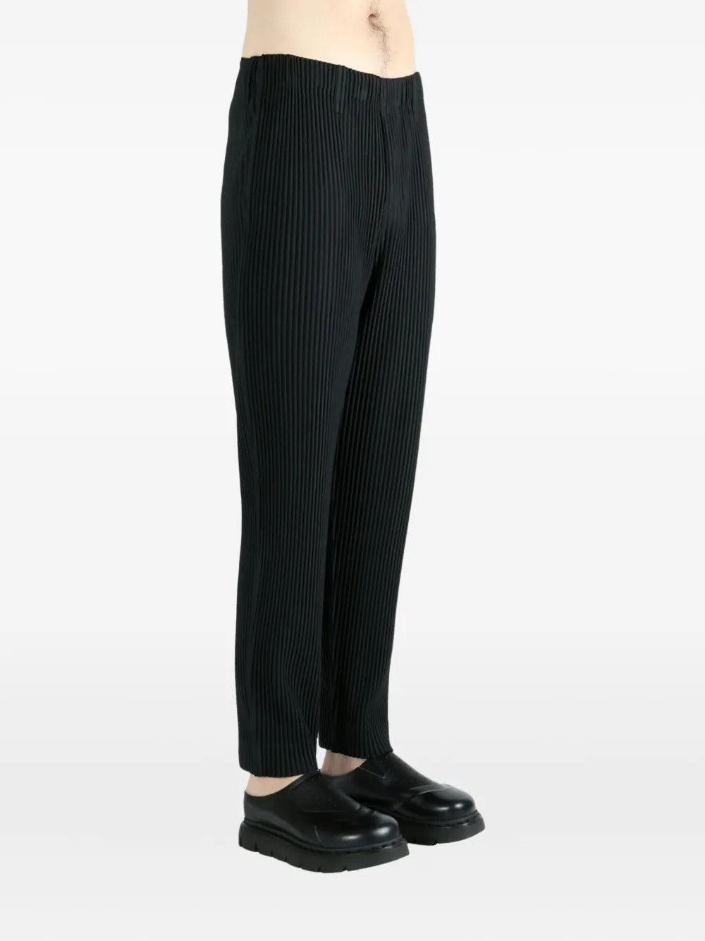 HOMME PLISSÉ ISSEY MIYAKE-plissé elasticated trousers-