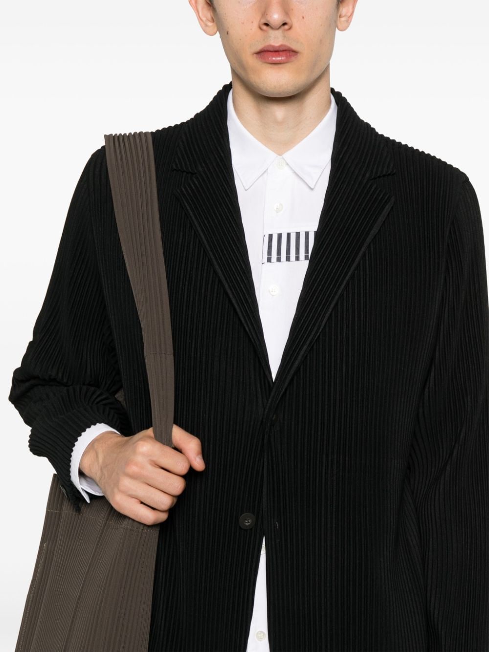 HOMME PLISSÉ ISSEY MIYAKE-Single-Breasted Blazer-