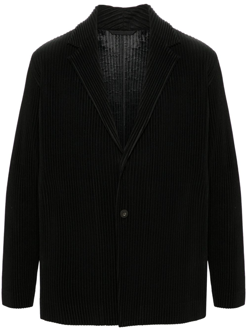 HOMME PLISSÉ ISSEY MIYAKE-Single-Breasted Blazer-