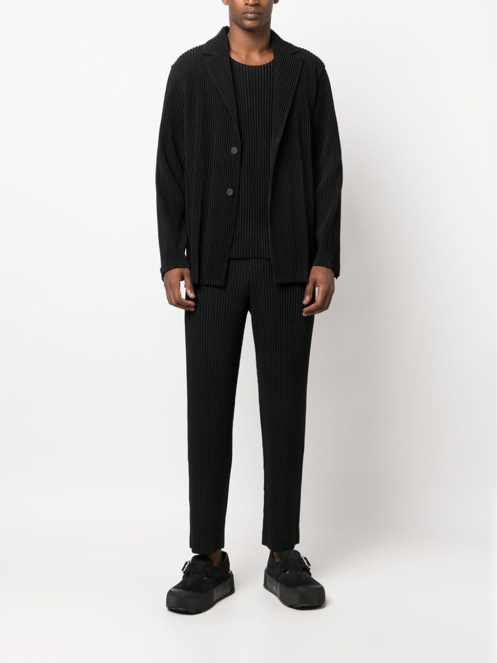 HOMME PLISSÉ ISSEY MIYAKE-Tailored Pleated Blazer-