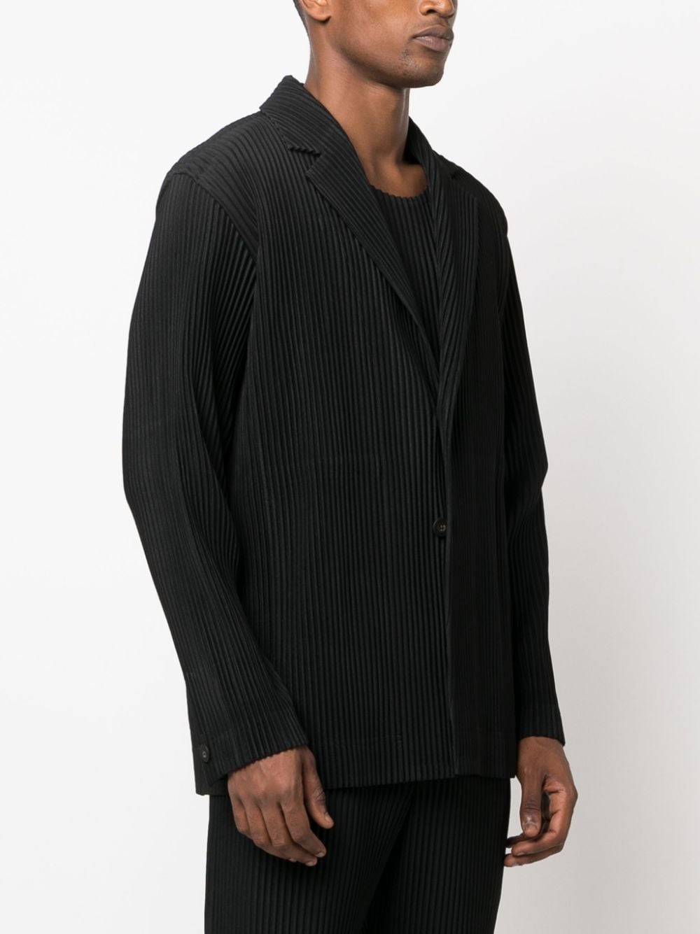 HOMME PLISSÉ ISSEY MIYAKE-Tailored Pleated Blazer-