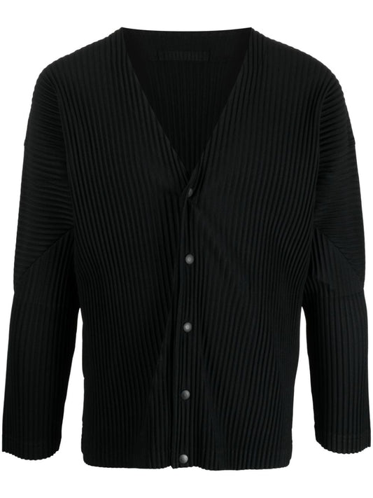 V-Neck Ribbed Blazer