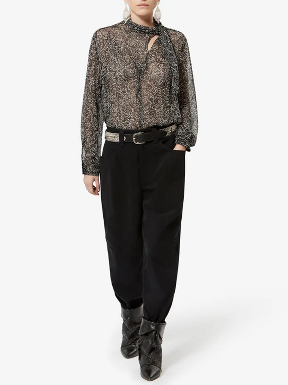 ISABEL MARANT ETOILE-LEONA TOP PIECE-