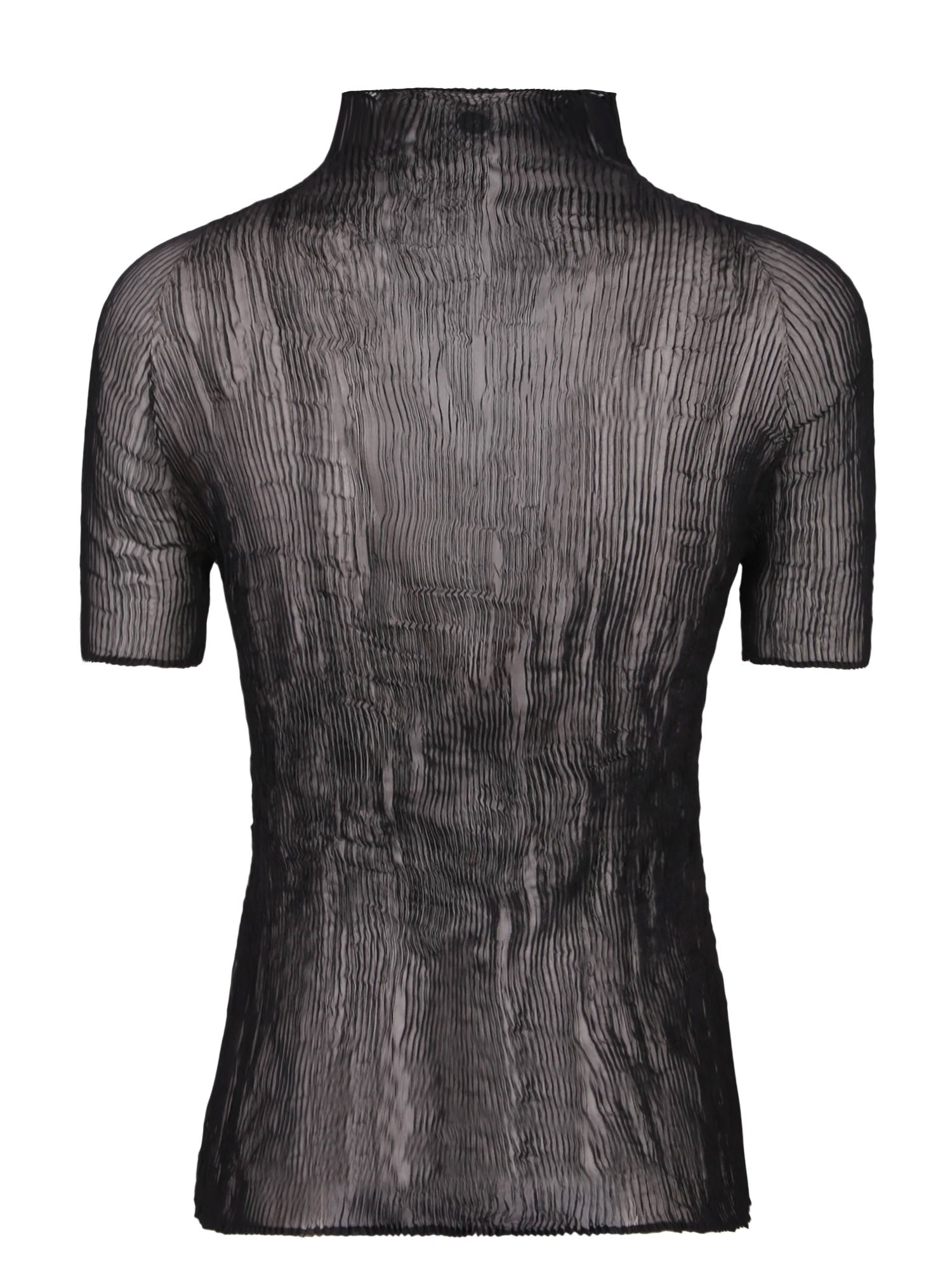 ISSEY MIYAKE-CHIFFON TWIST BK/WT-58-