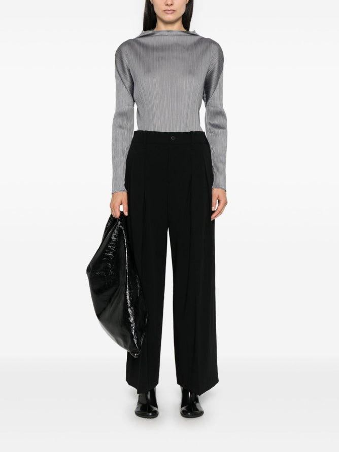 ISSEY MIYAKE-WOOL GABARDINE-