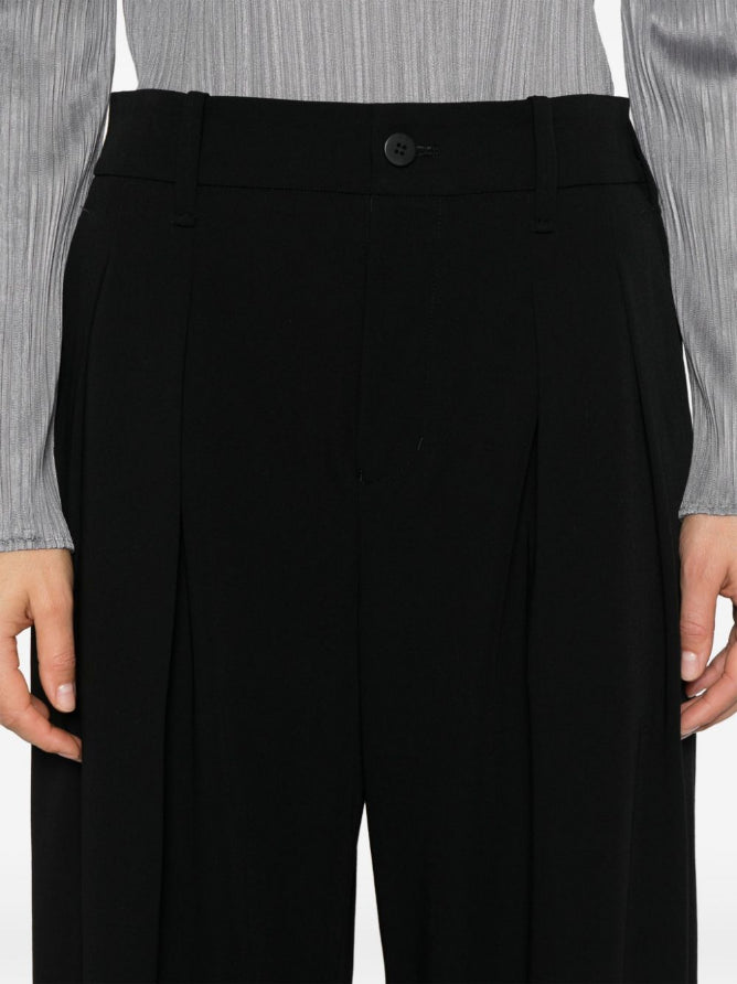 ISSEY MIYAKE-WOOL GABARDINE-