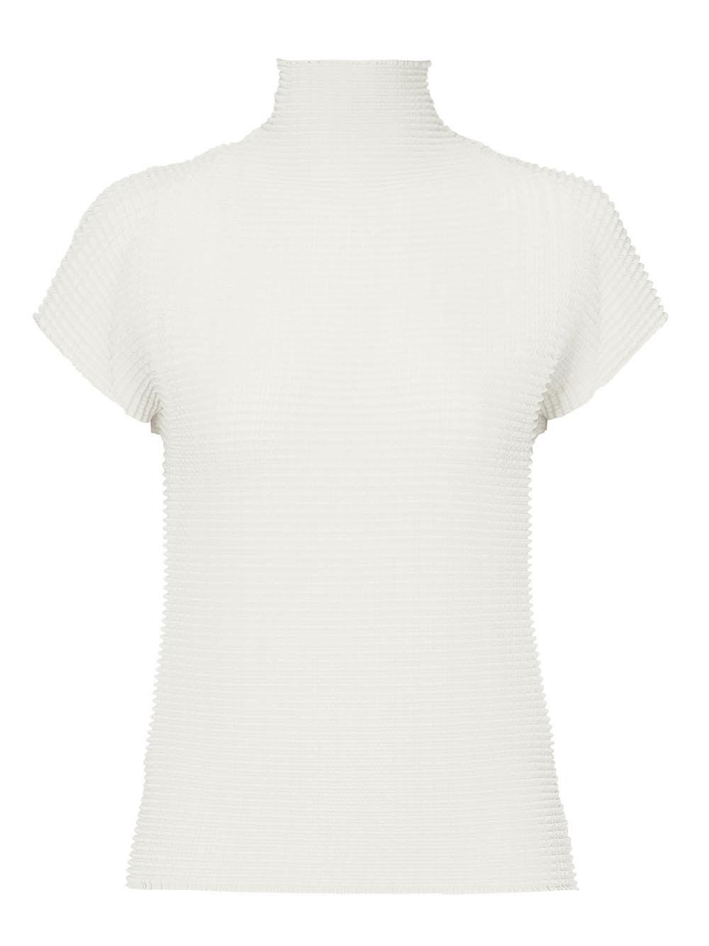 ISSEY MIYAKE-WOOLY PLEATS TOP-