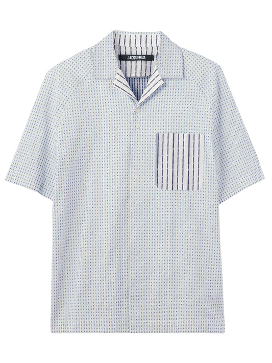 JACQUEMUS-LA CHEMISE ROMARIN MC-