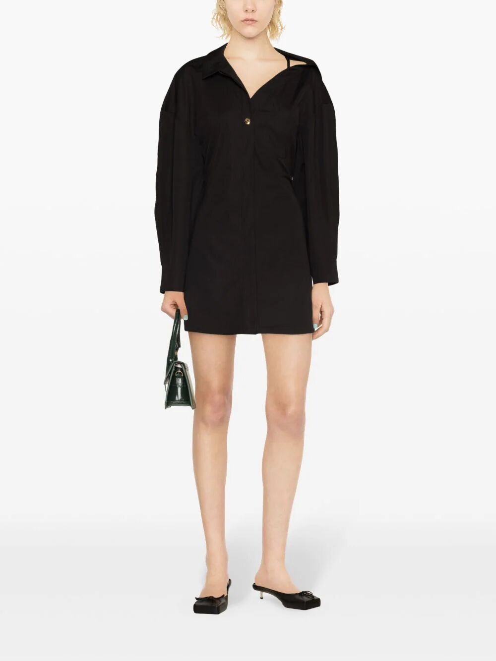 JACQUEMUS-LA MINI ROBE CHEMISE-241DR0941519 990