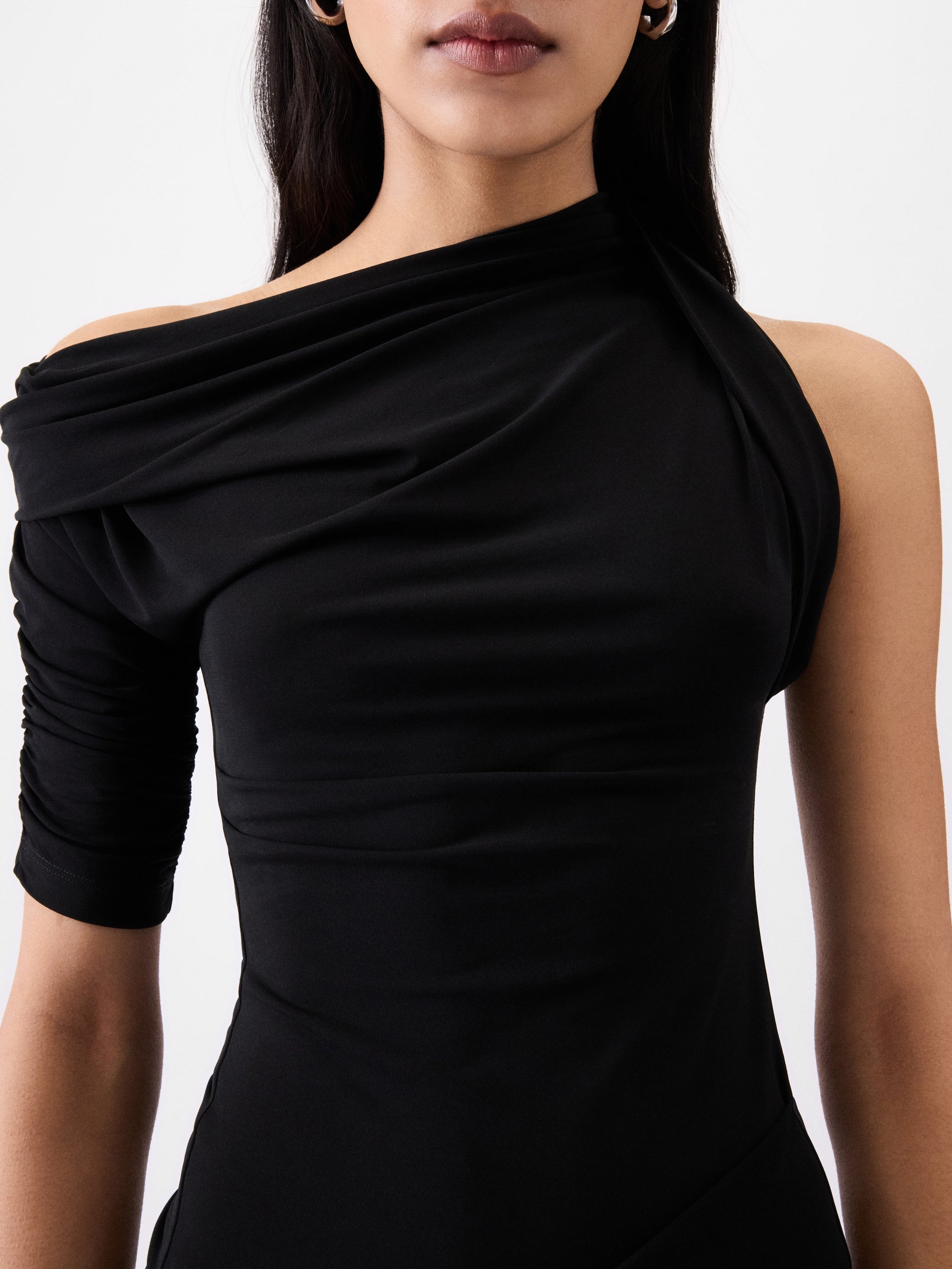 JACQUEMUS-LA MINI ROBE DRAPEADO-