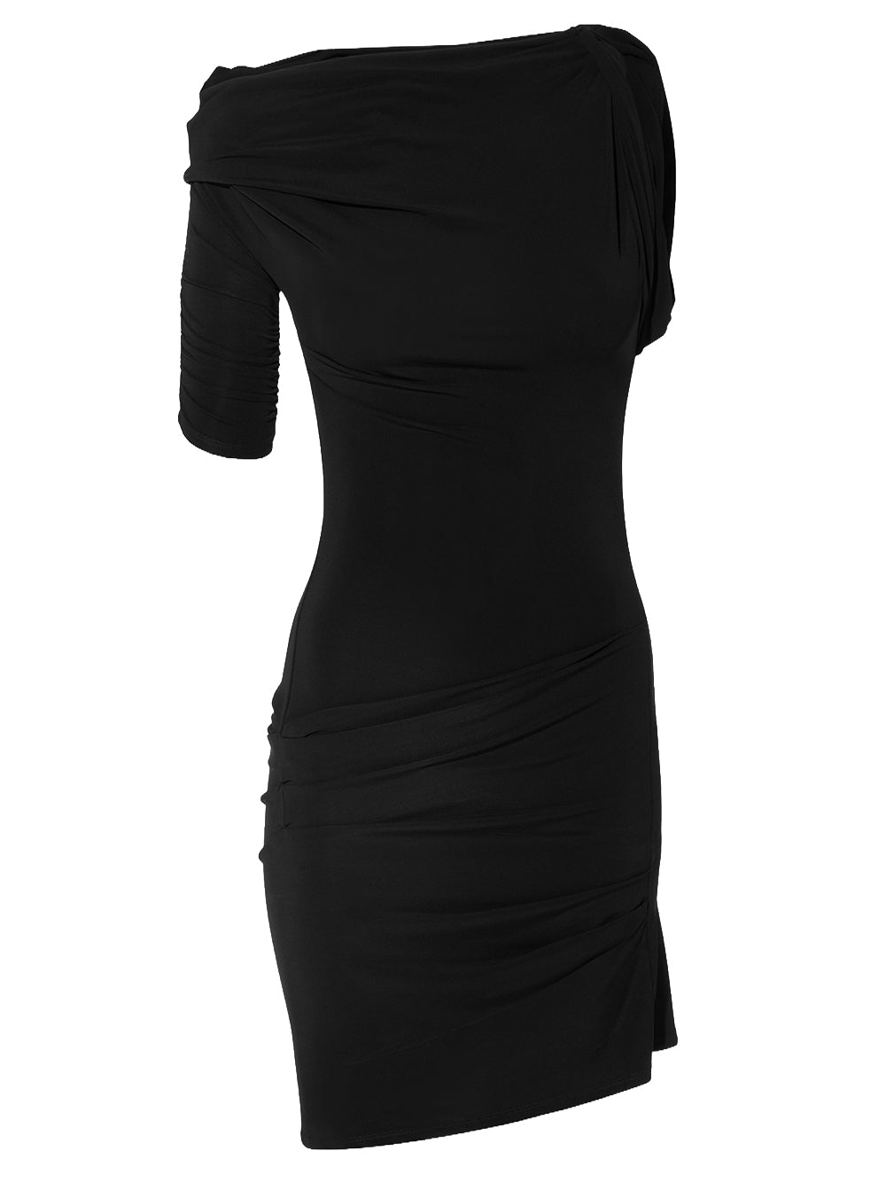 JACQUEMUS-LA MINI ROBE DRAPEADO-