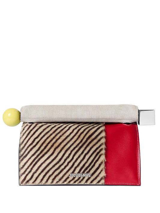 JACQUEMUS-LA POCHETTE ROND CARRE-