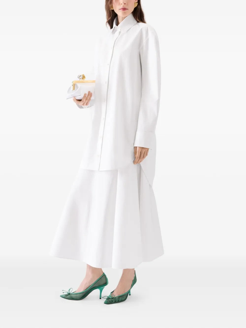 JACQUEMUS-LA ROBE CHEMISE OVALO-