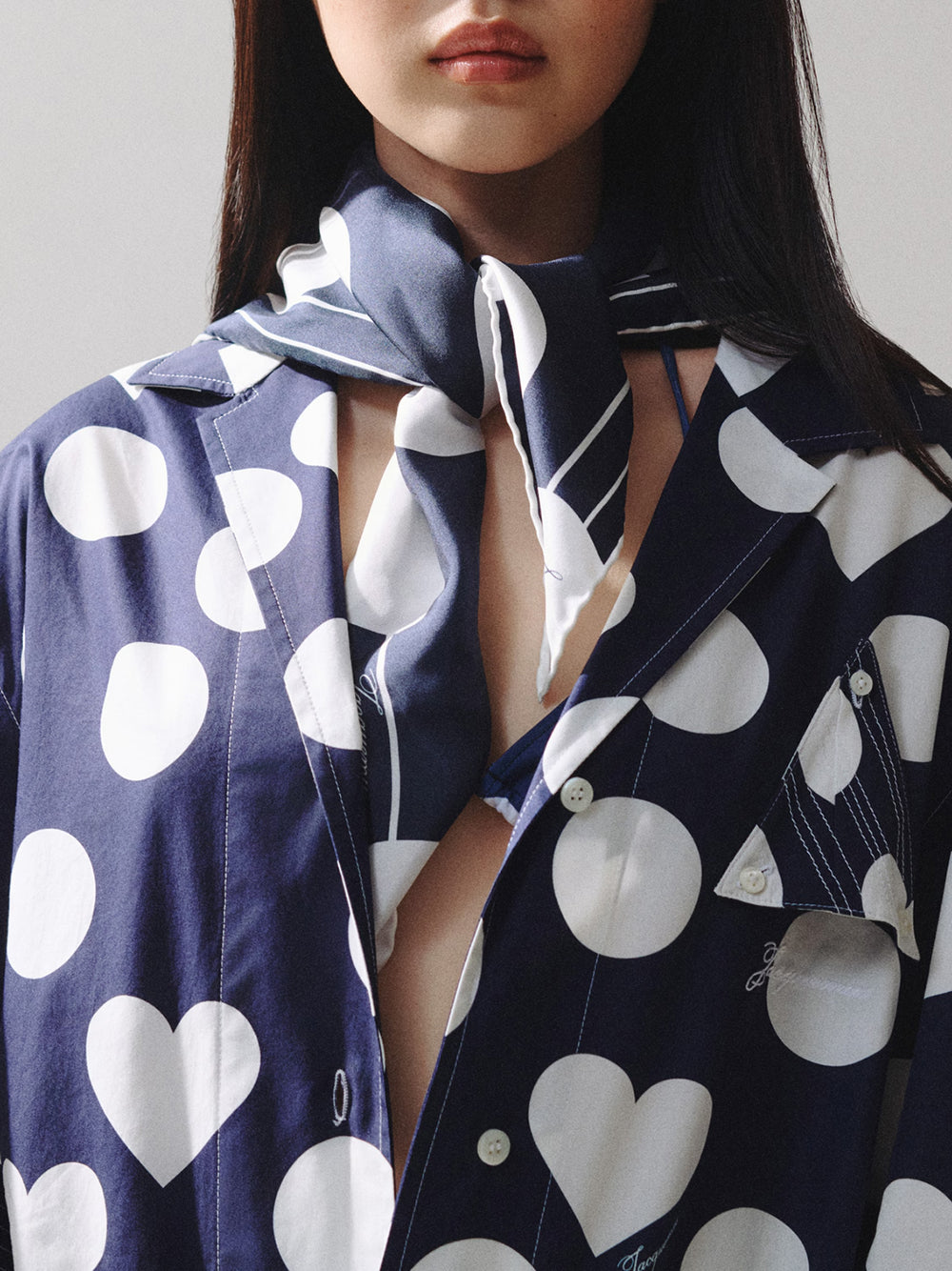 JACQUEMUS-LE FOULARD COEUR-