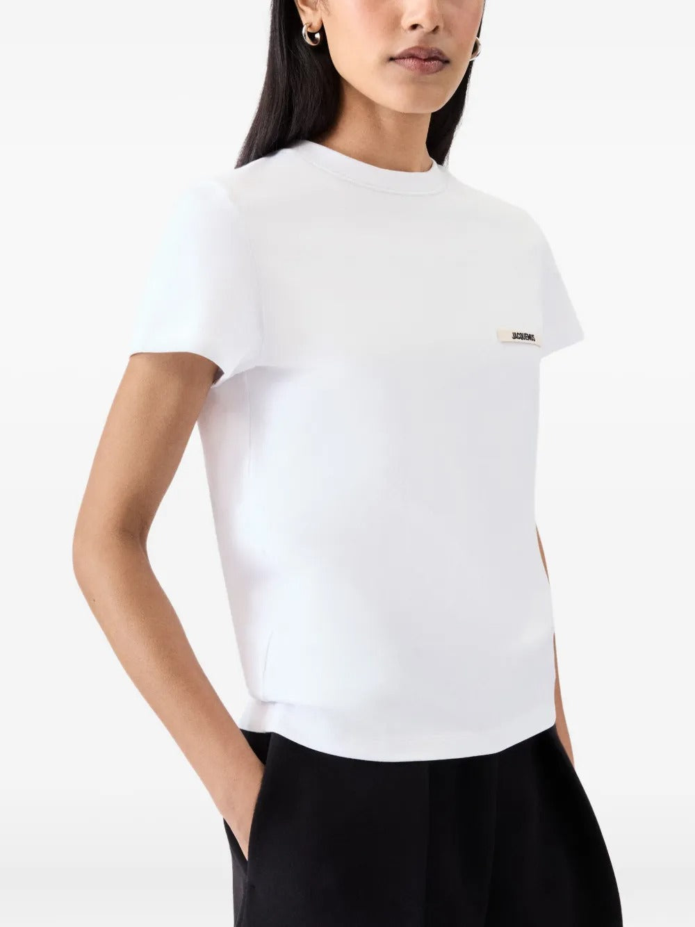 JACQUEMUS-LE TSHIRT GROS GRAIN MC-TSW00550AJ00029 100 – Dope