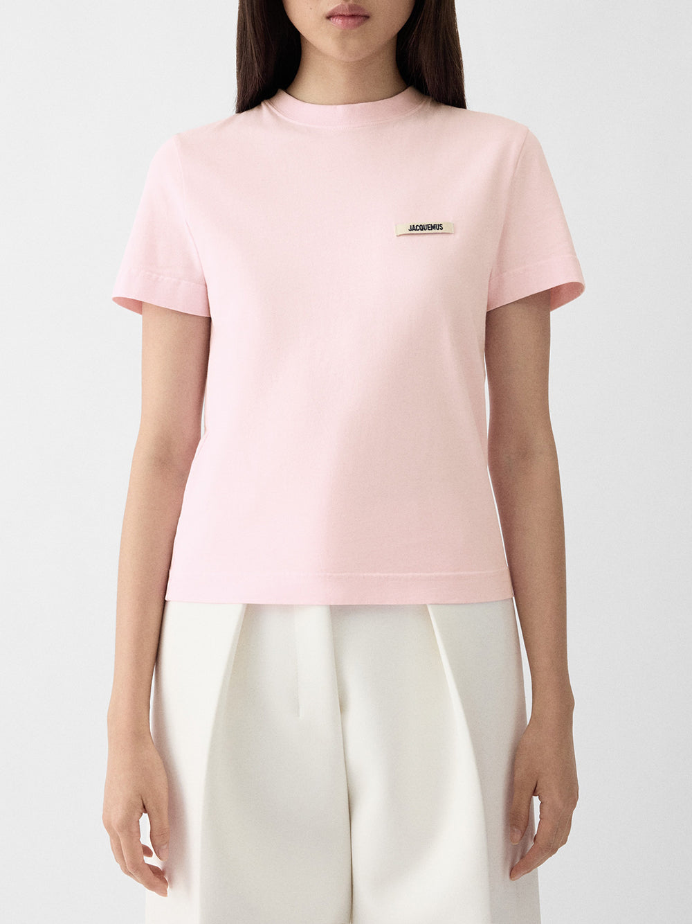 JACQUEMUS-LE TSHIRT GROS GRAIN MC-