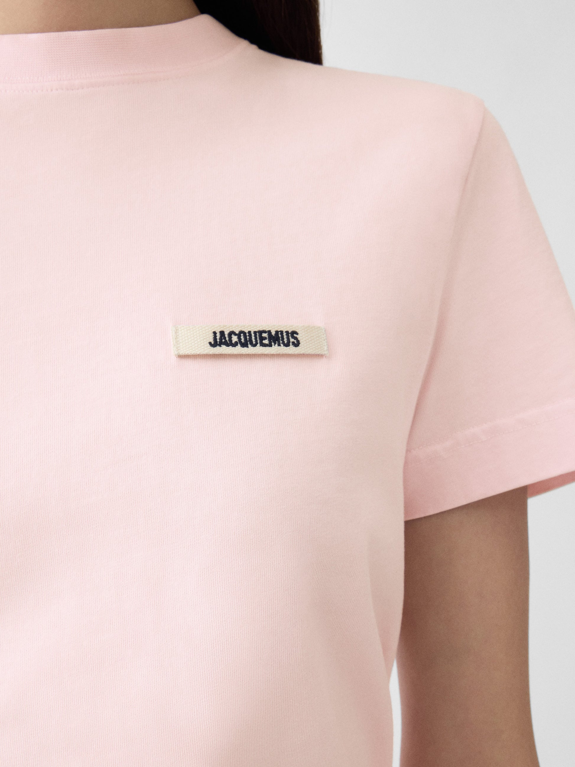 JACQUEMUS-LE TSHIRT GROS GRAIN MC-