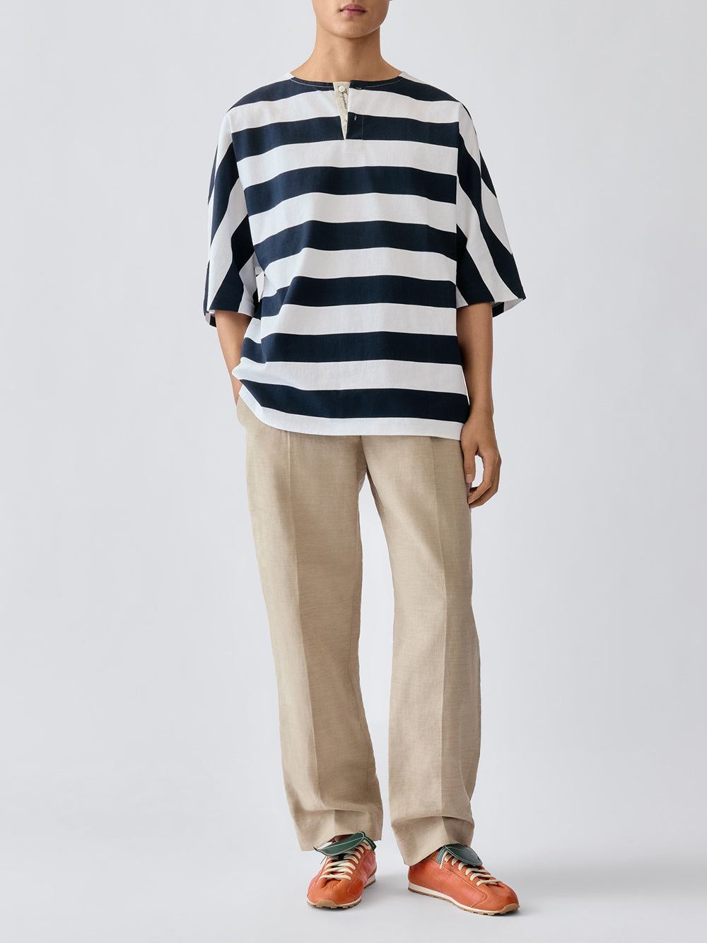 JACQUEMUS-LE TSHIRT MARINIERE MC-