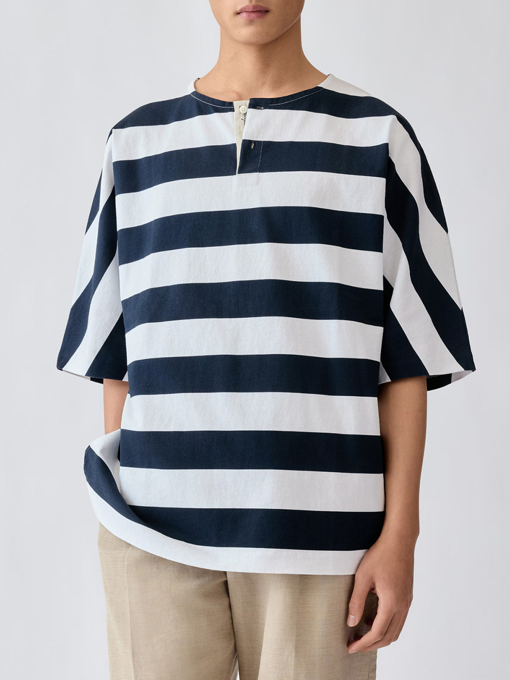 JACQUEMUS-LE TSHIRT MARINIERE MC-
