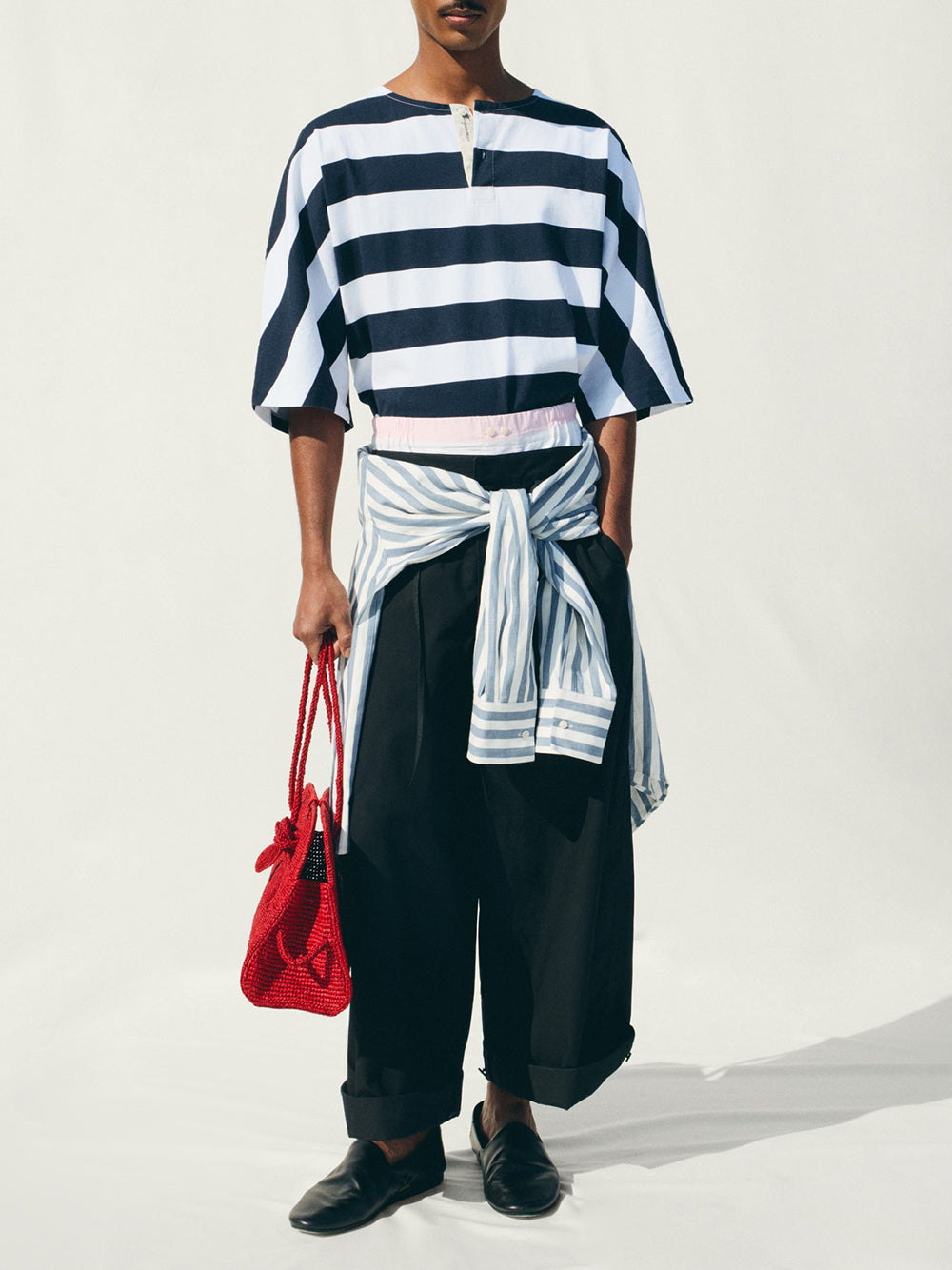 JACQUEMUS-LE TSHIRT MARINIERE MC-