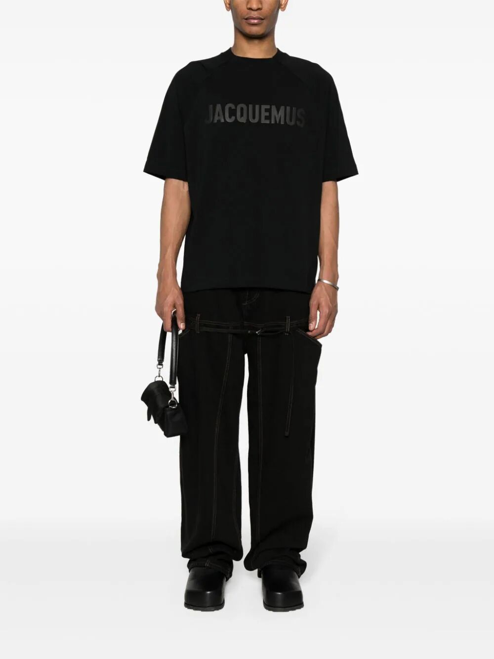 JACQUEMUS-LE TSHIRT TYPO-245JS2122031 990