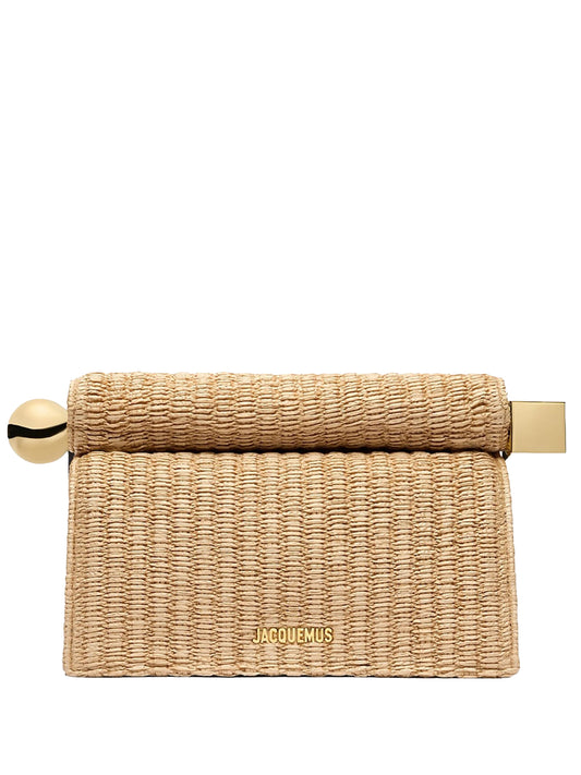 JACQUEMUS-LA POCHETTE ROND CARRE-