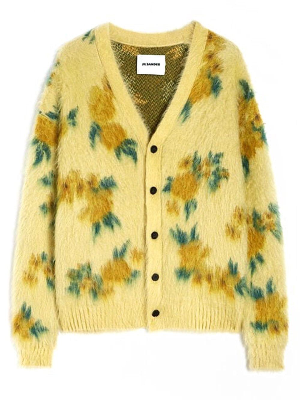 JIL SANDER-brushed-effect cardigan-